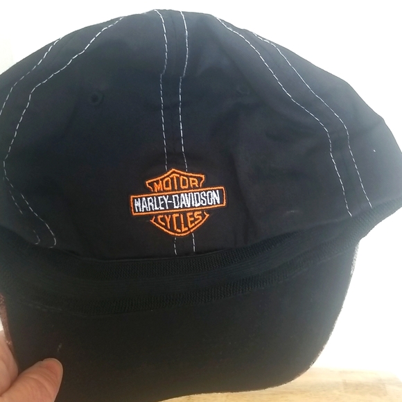 New Miller Harley Davidson Embroidered Tweed Cap - Picture 4 of 7